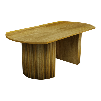 ZEN-32-MA Oval Table 79'' in Mango Wood